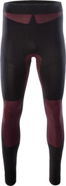 Termiskās bikses, vīriešu Hi-Tec Hino Bottom Men, melna/bordo, XL/XXL