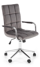Детский стул Gonzo 4, 60 x 53 x 93 - 105 см, серый/хромовый