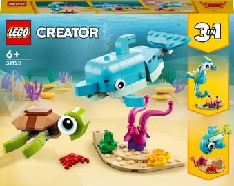 Konstruktors LEGO® Creator Delfīns un bruņurupucis 31128