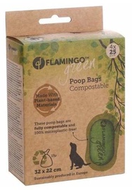 Maišelis Flamingo Compostable FL64623, 100 vnt.