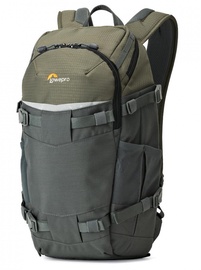 Mugursoma Lowepro Flipside Trek BP 250 AW, zaļa/pelēka