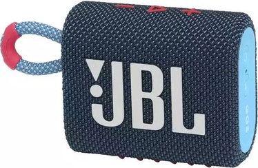Belaidė kolonėlė JBL GO 3, tamsiai mėlyna, 4 W