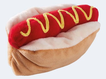 Mīkstā rotaļlieta Happy People Hotdog, daudzkrāsains