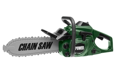 Rotaļu meistara instruments Chain Saw, zaļa/pelēka