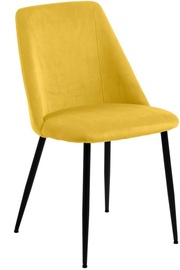 Стул для столовой Ines 96467 96467, черный/желтый, 57.5 см x 49.2 см x 84 см