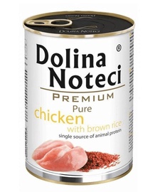 Mitrā barība (konservi) suņiem Dolina Noteci & Piper, vistas gaļa, 0.4 kg