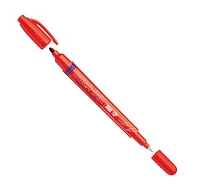 Marķieris Markal DURA-INK DUALTIP, sarkana