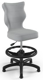 Bērnu krēsls Petit VT03 Size 3 HC+F, melna/pelēka, 55 cm x 76.5 - 89.5 cm