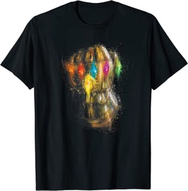 T-krekls, universāls TimeCity The Avengers Endgame: Thanos Fist, melna, L