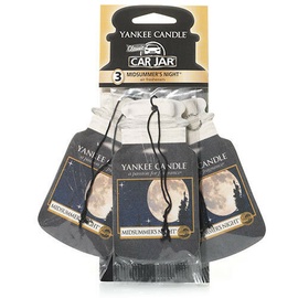 Automobilių oro gaiviklis Yankee Candle Car Jar Midsummers Night, 3 vnt.