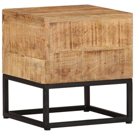 Kafijas galdiņš VLX Rough Mango Wood 320814, brūna, 300 mm x 300 mm x 330 mm