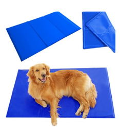 Dzīvnieku dzesēšanas paklājiņš Cooling Mat, zila, 500 mm x 900 mm