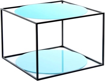 Журнальный столик Kayoom Cody 110, синий/черный, 50 см x 50 см x 36 см