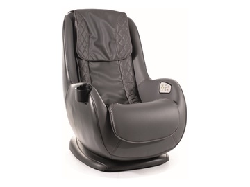 Masažinė kėdė Bugatti, juodas/pilkas, 92 cm x 68 cm x 95 cm