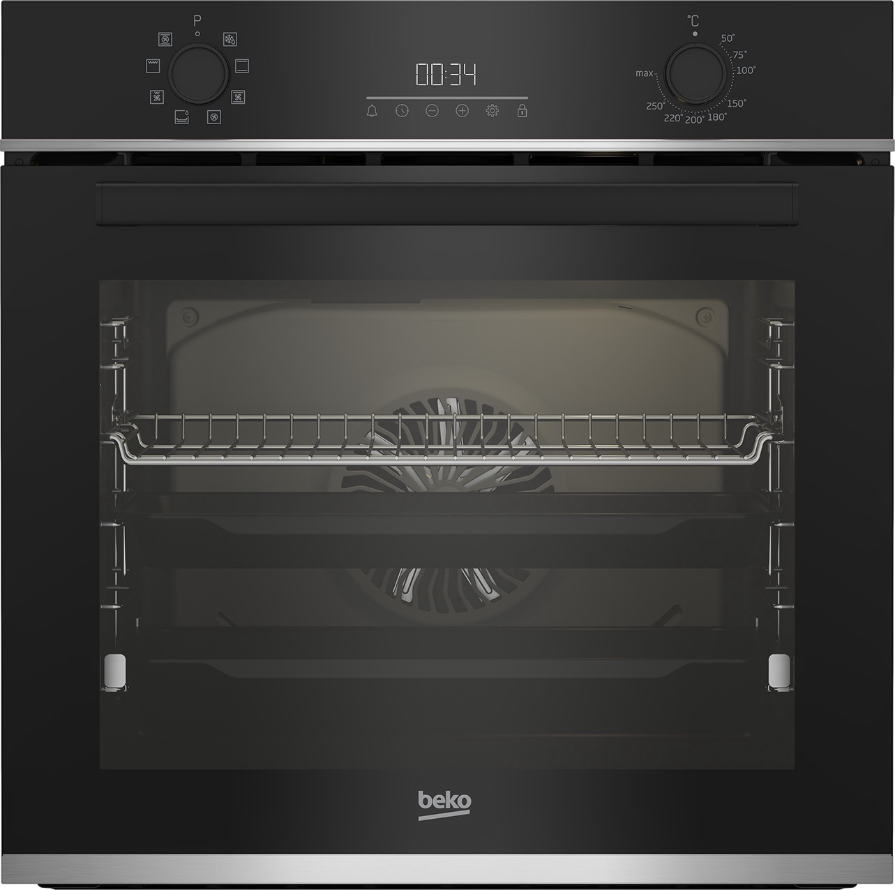 beko oven black