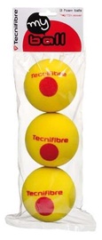 Lauko teniso kamuoliukas Tecnifibre Red, raudonas/geltonas, 3 vnt.