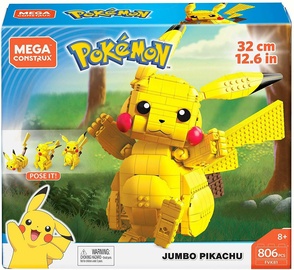 Konstruktorius Mega Bloks Pokemon Jumbo Pikachu, plastikas