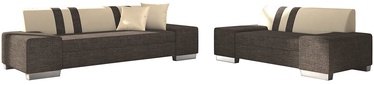 Комплект мягкой мебели Porto 2 + 3 Sawana 05, Soft 17, комнатные, белый/серый