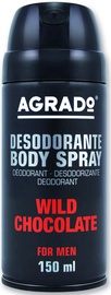 Vīriešu dezodorants Agrado Wild Chocolate, 150 ml