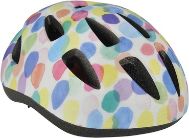 Ķivere velobraukšanai bērniem Fischer Kinder Colours, balta/daudzkrāsains, XS/S, 480 - 520 mm