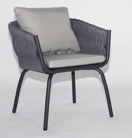 Садовый стул DM Grill, серый, 57 см x 60 см x 72 см
