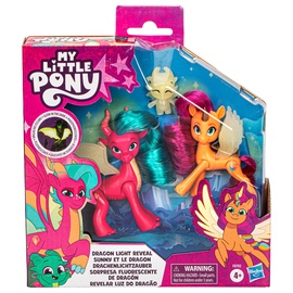 Figūriņu komplekts Hasbro My Little Pony Dragon Light Reveal F8702, 7.5 cm, 3 gab.