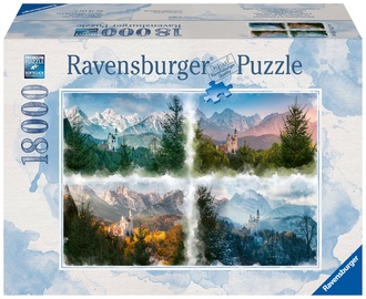 Puzle Ravensburger Castle Through The Seasons 161379, 192 cm x 276 cm