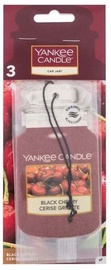 Auto gaisa atsvaidzinātājs Yankee Candle Black Cherry, 12 g, 3 gab.