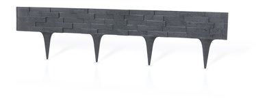 Mauriņa apmale Garden Center Stone, 237 cm x 20 cm, pelēka, 3 gab.