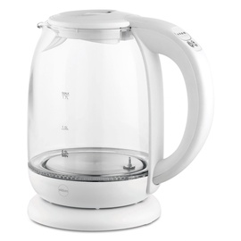 Juhtmevabad veekeetjad Eldom C510B, 1.7 l, läbipaistev/valge