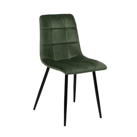 Ēdamistabas krēsls Home4you Chilli, zaļa, 46 cm x 55 cm x 89 cm