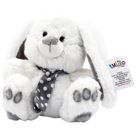 Mīkstā rotaļlieta Tulilo Rabbit, balta, 20 cm