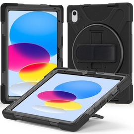 Planšetdatora maciņi Estuff Defender Case for iPad 10.9" 2022, melna, 10.9"