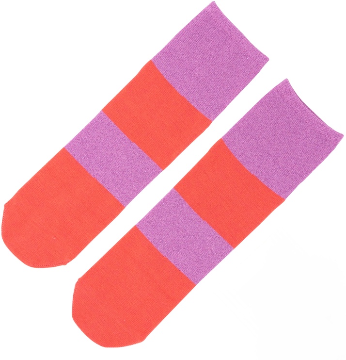 Zeķes Sukeno Cosmetic Socks Nail Polish, oranža/rozā, 2 gab.