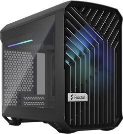 Kompiuterio korpusas Fractal Design Torrent Nano RGB TG Light Tint, juoda