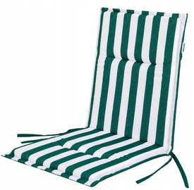 Kėdės pagalvėlė Hobbygarden Miami Prestige Oxford MIPZZP13, balta/žalia, 51 x 45 cm