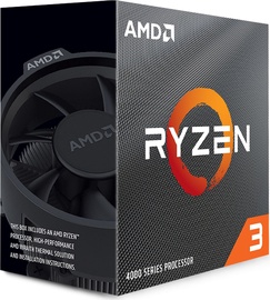 Процессор AMD AMD Ryzen™ 3 4100 BOX, 3.80ГГц, AM4, 4МБ