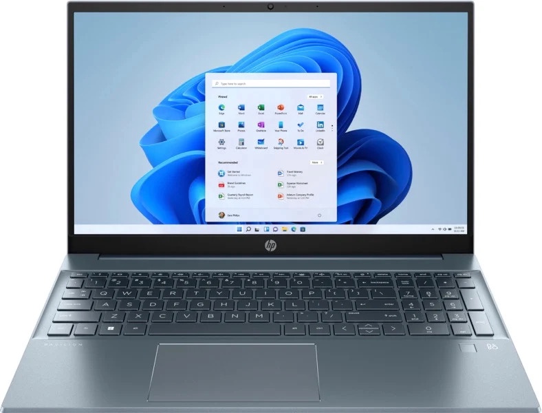 Sülearvuti HP Pavilion 15 eh2008ny, AMD Ryzen™ 5 5625U, 8 GB, 256 GB, 15.6 ", AMD Graphics, sinine, en