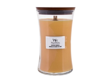 Svece, aromātiskā WoodWick Seaside Mimosa, 120 h, 609.5 g, 180 mm