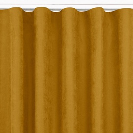 Nakts aizkari Homede Milana, sinepju, 420 cm x 245 cm