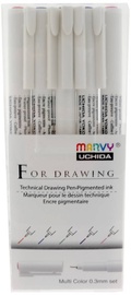 Ручка Marvy For Drawing, многоцветный, 5 шт.