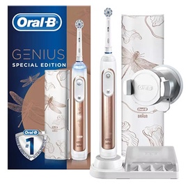 Электрическая зубная щетка Oral-B Genius 10000N Special Edition Dragonfly, золотой