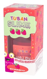 Slaims Tuban Super Slime Strawberry TU 3139, caurspīdīga/sarkana