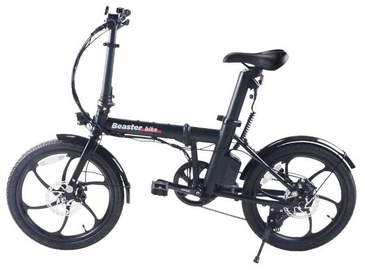 Elektriskais velosipēds Beaster BS17B, 20", 250 W, 10.5 Ah, melna