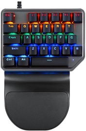 Клавиатура Motospeed K27 RGB Outemu Red EN, черный