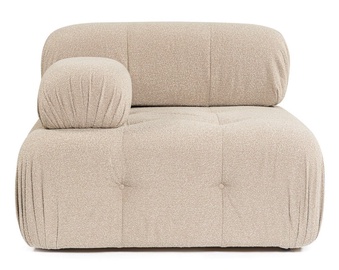 Moduļu dīvāna elements Atelier Del Sofa Doblo L1, bēša, kreisais, 105 x 100 cm x 80 cm