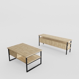 TV-laud Kalune Design Tuana L3025, pruun, 35 cm x 140 cm x 50 cm