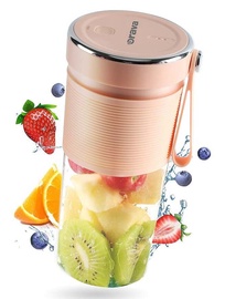 Kokteiliblender Orava Portable USB RMU-24, läbipaistev/roosa