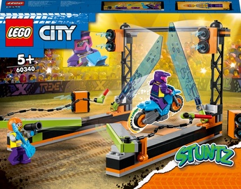 Konstruktor LEGO® City Tõkkega trikiülesanne 60340, 154 tk