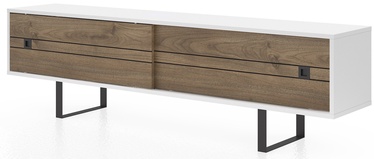 TV-laud Kalune Design Fiona, pruun/valge/must, 1800 mm x 350 mm x 512 mm
